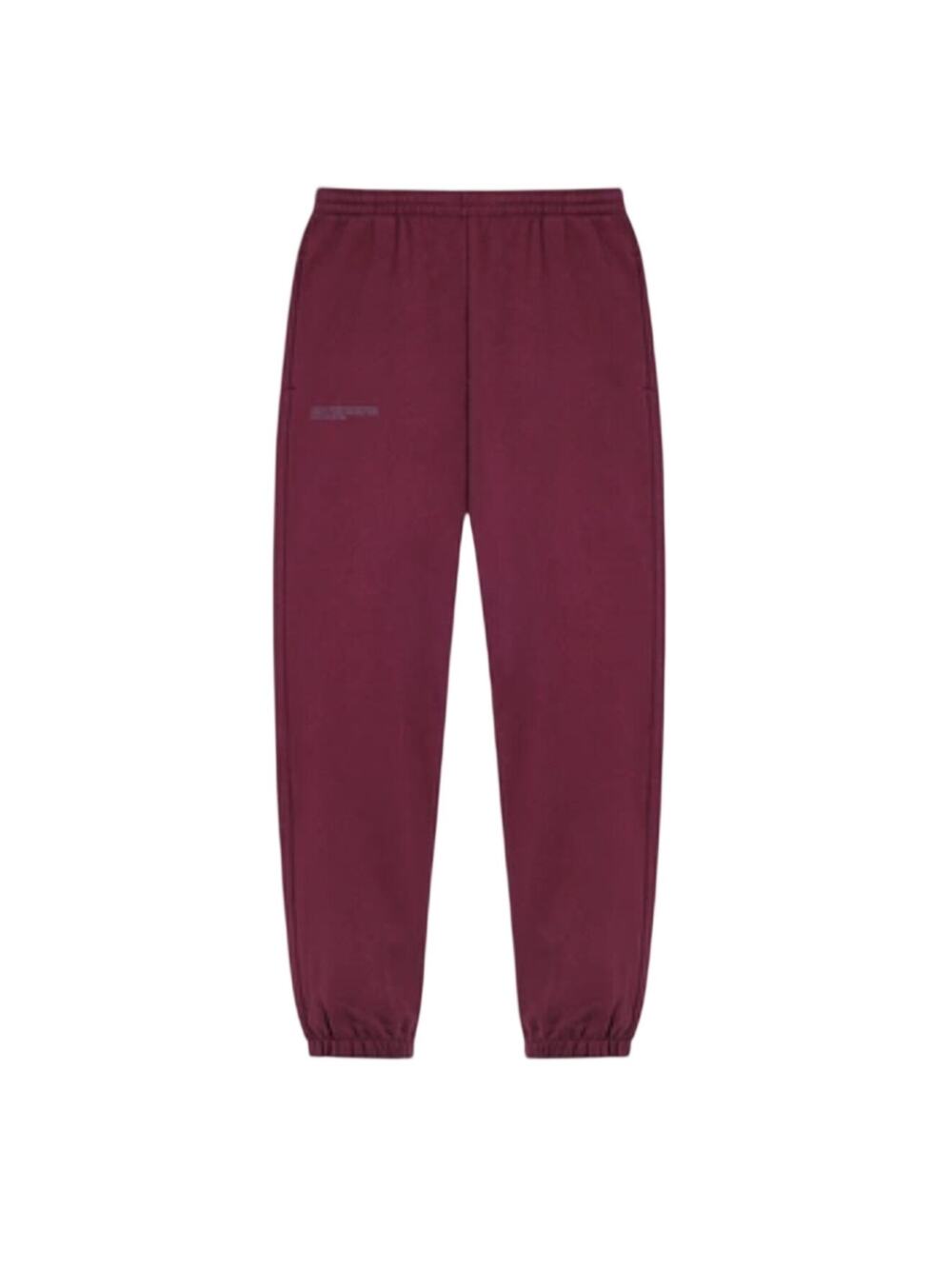 Pangaia Cozy Burgundy Track Joggers Size S